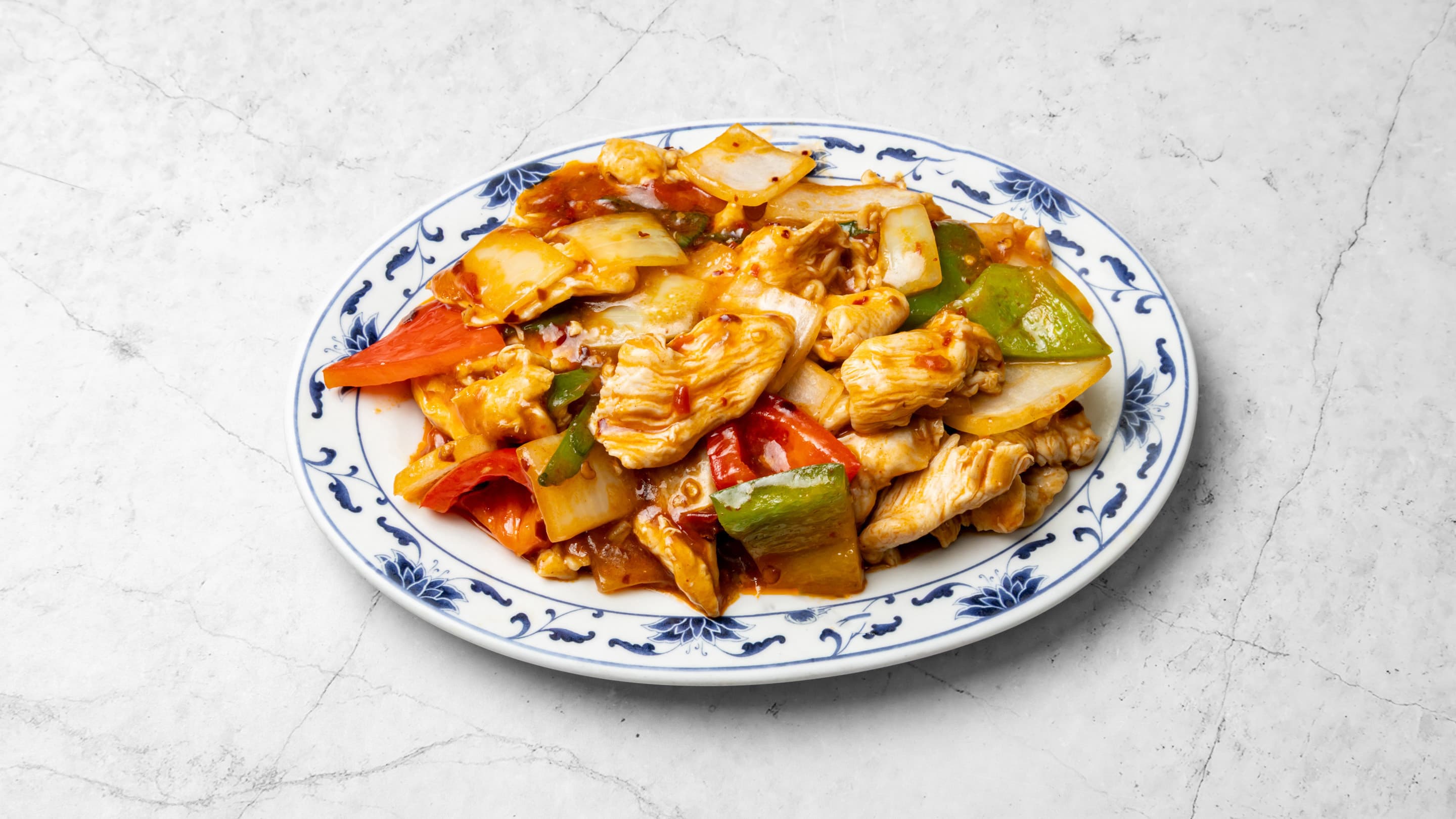 Chilli sauce chicken from New Wok's Cooking