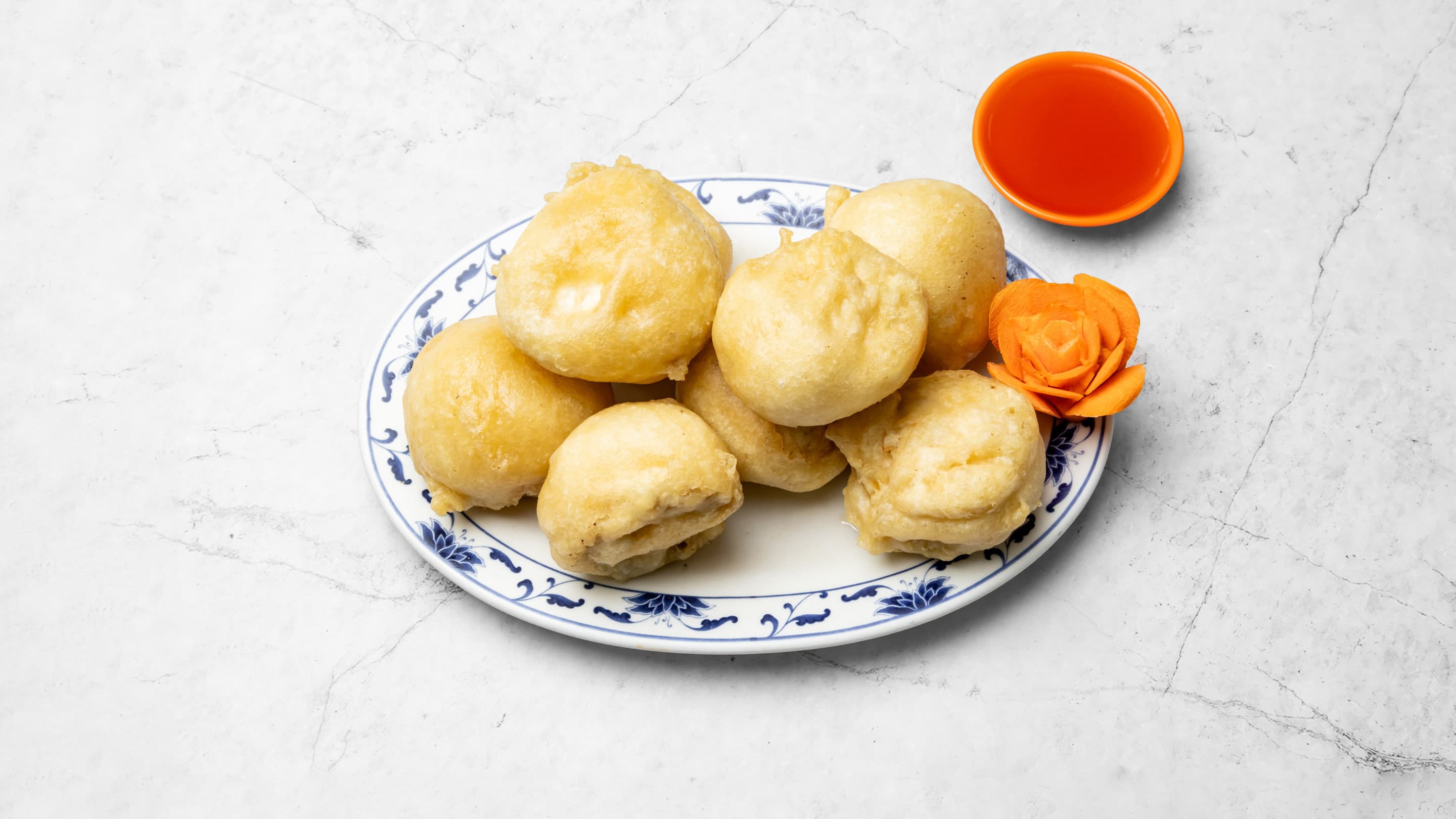 Crispy fried mushrooms with sweet and sour sauce from New Wok's Cooking