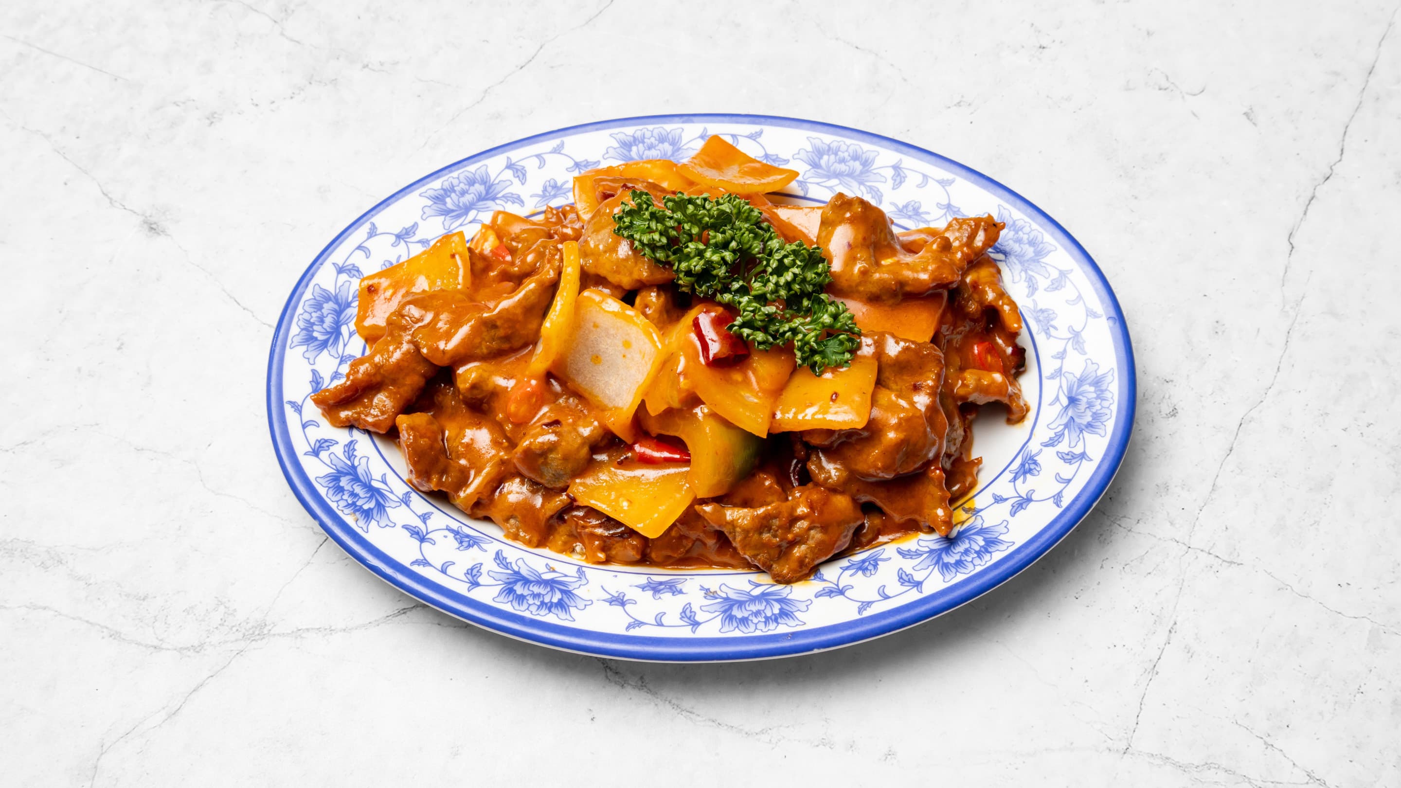 Thai style beef from New Wok's Cooking