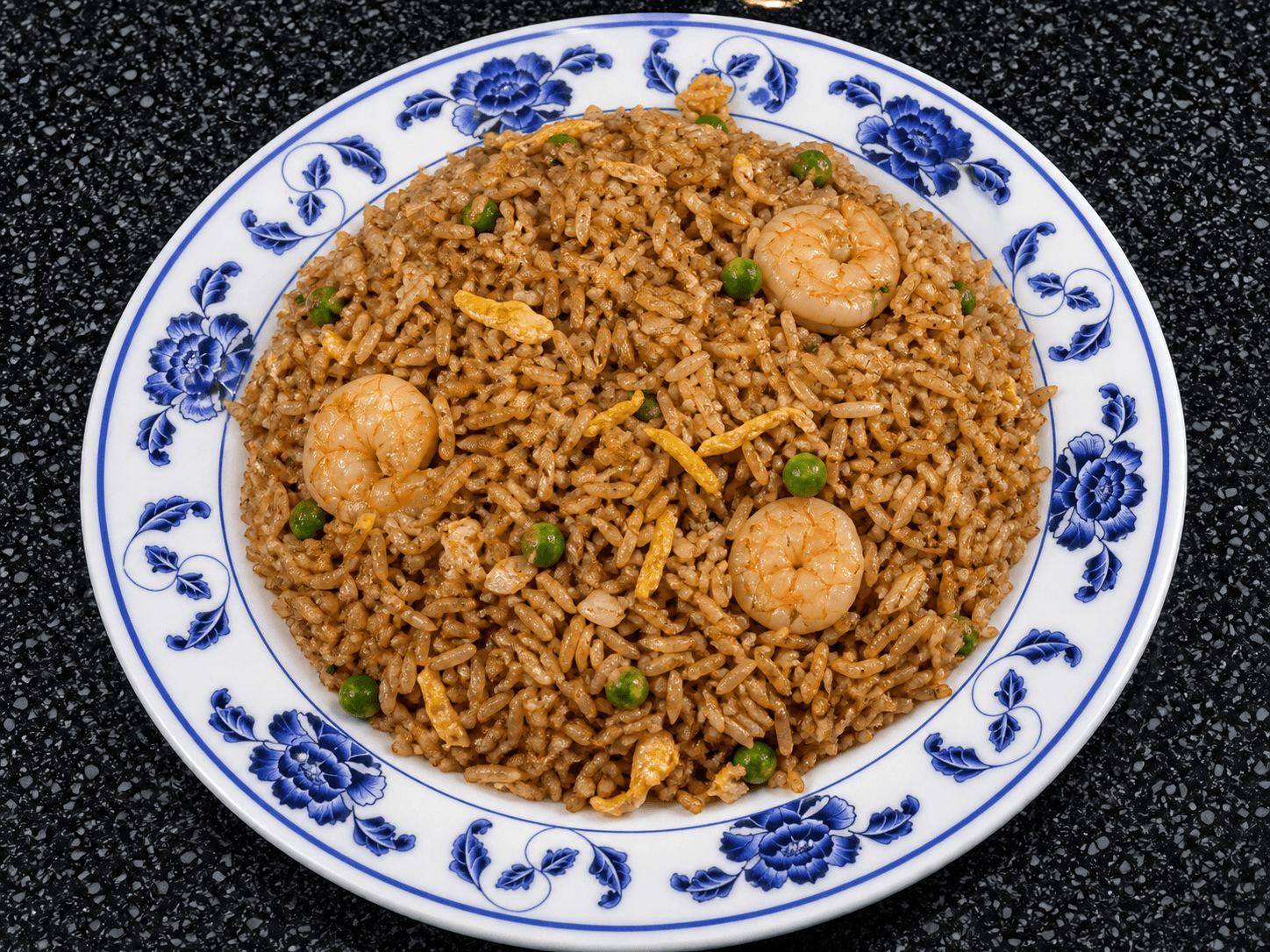 Prawn fried rice at New Wok’s Cooking