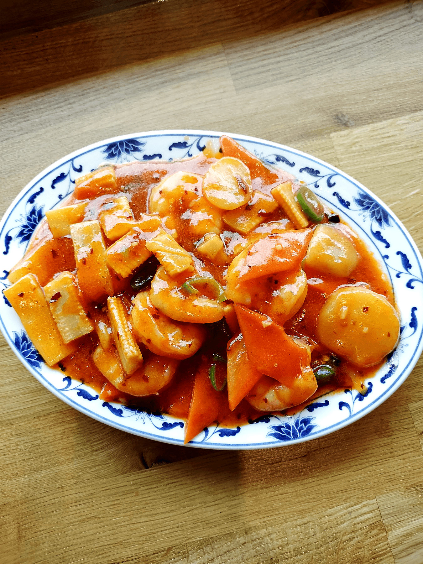 Thai style prawn at New Wok’s Cooking