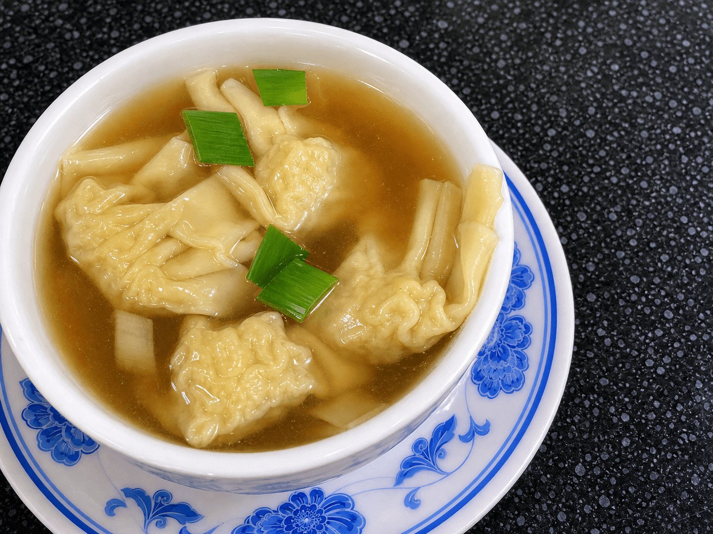 Won tun soup at New Wok’s Cooking