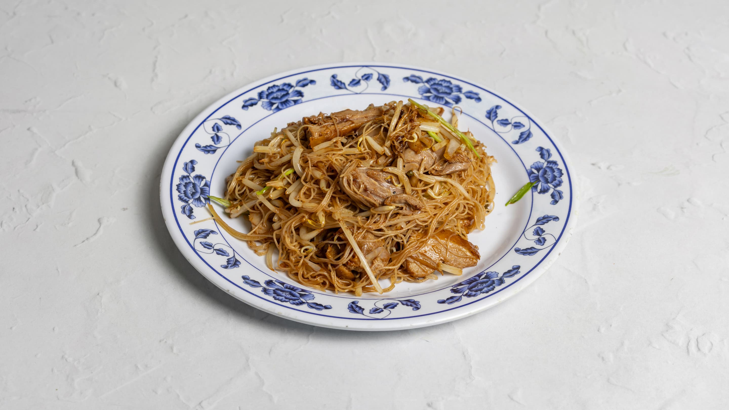 Fried vermicelli with duck at New Wok’s Cooking